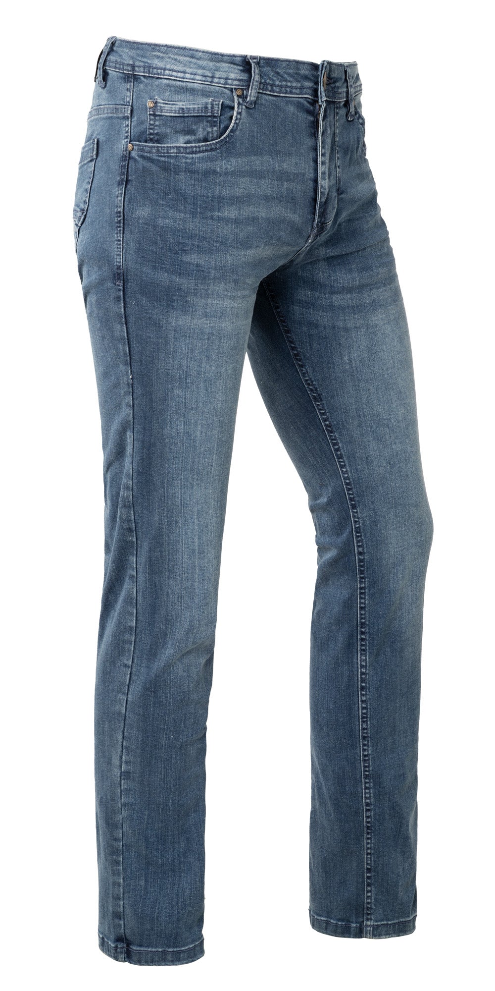 Jasper Pants - Men - C98 - Stretch Denim - Mid Blue